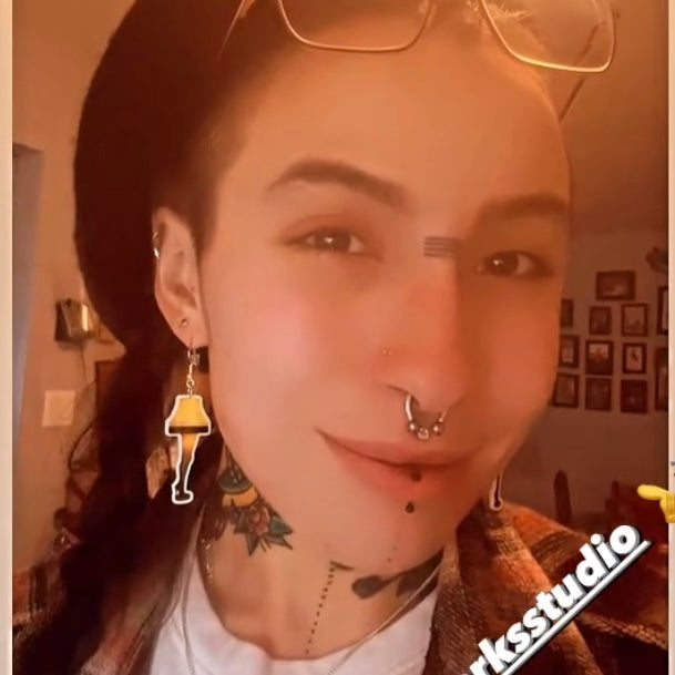 LEG LAMP Earrings