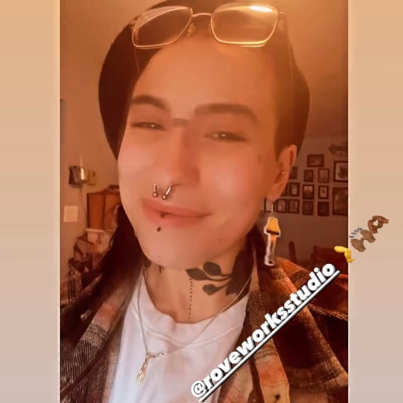 LEG LAMP Earrings