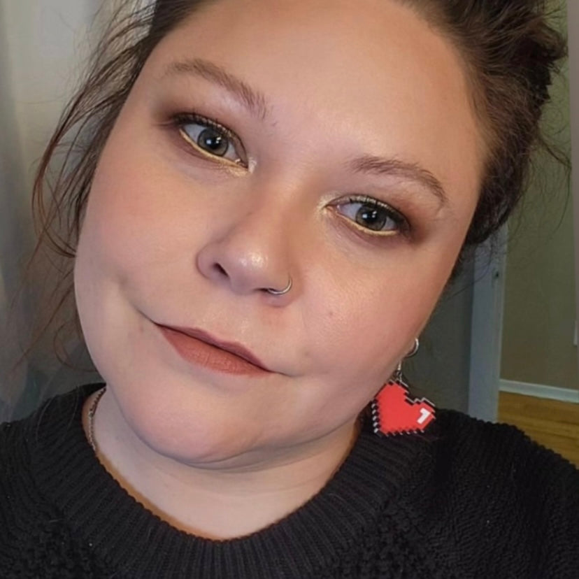 Big 8-Bit PIXEL HEART Earrings