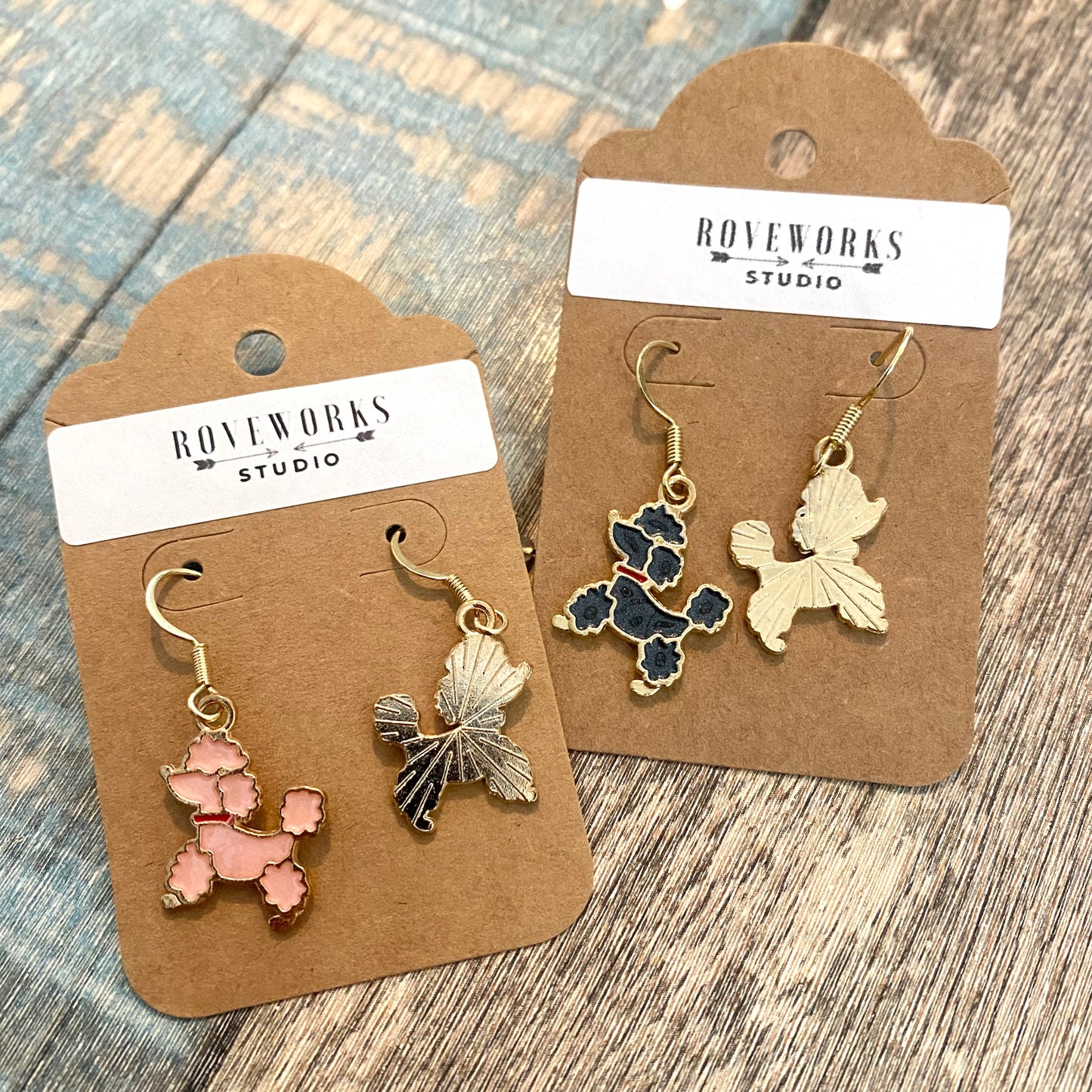 POODLE Dog Earrings