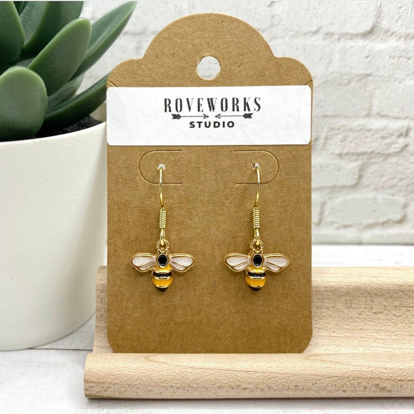 BEES & HONEYCOMBS Mismatched Earrings