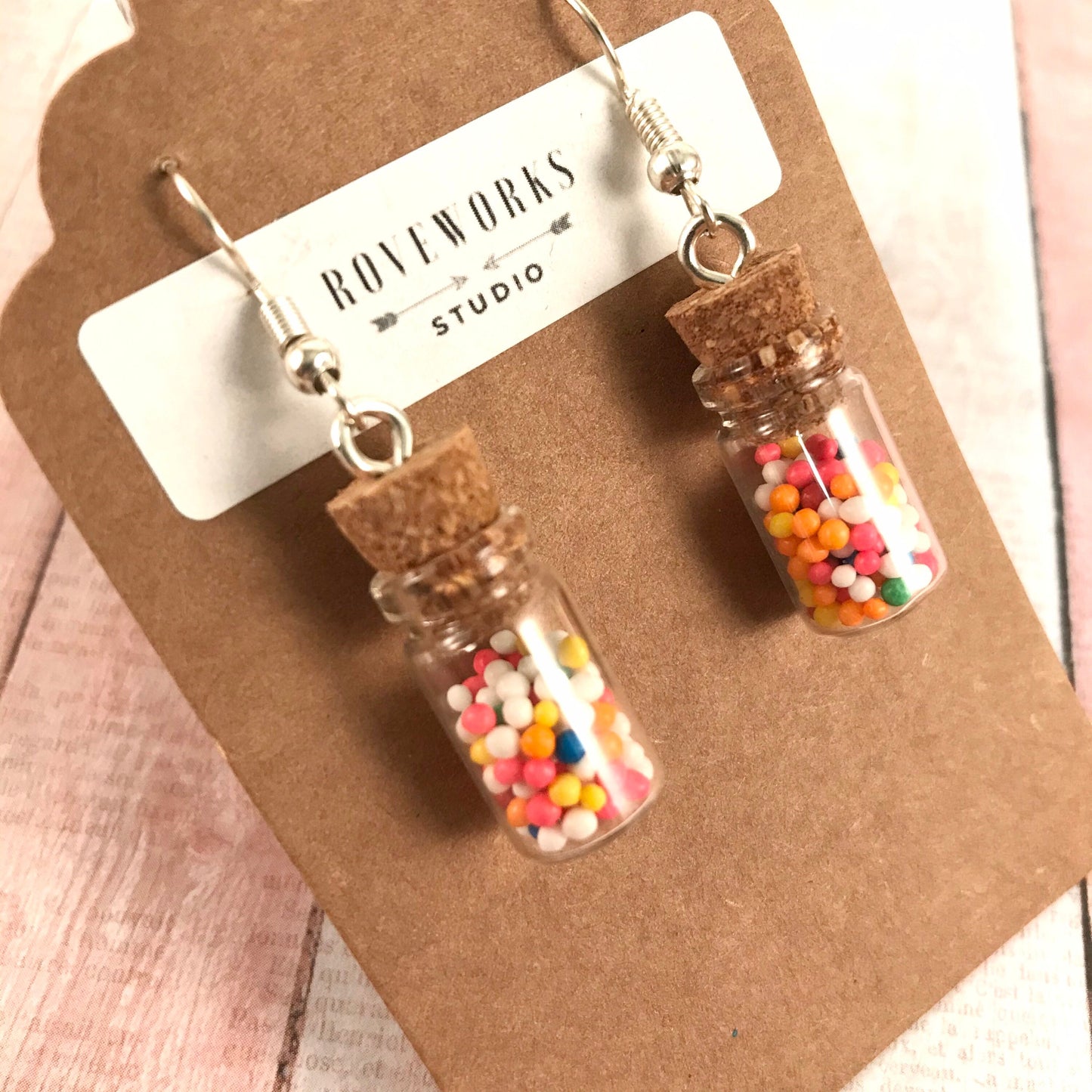 Colorful CANDY SPRINKLE JAR Earrings