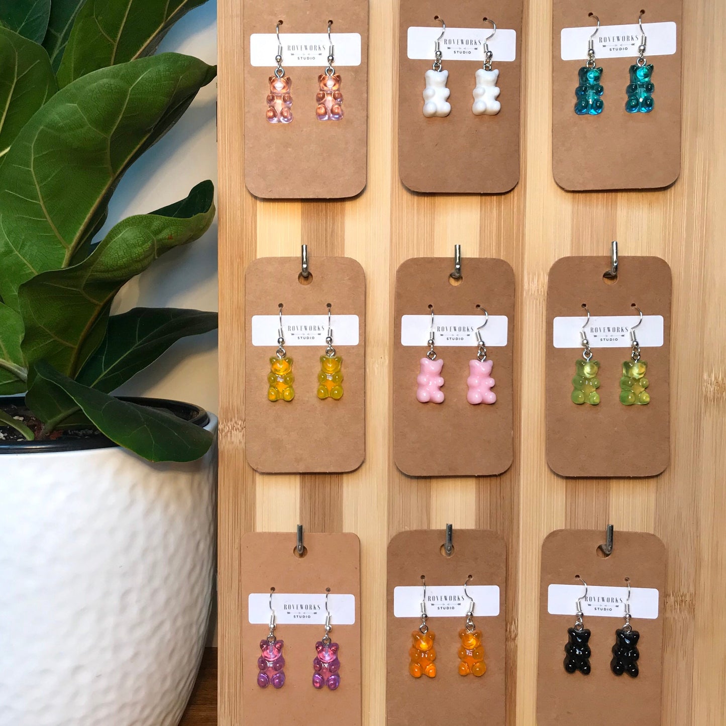 GUMMY BEAR Candies Dangley Earrings