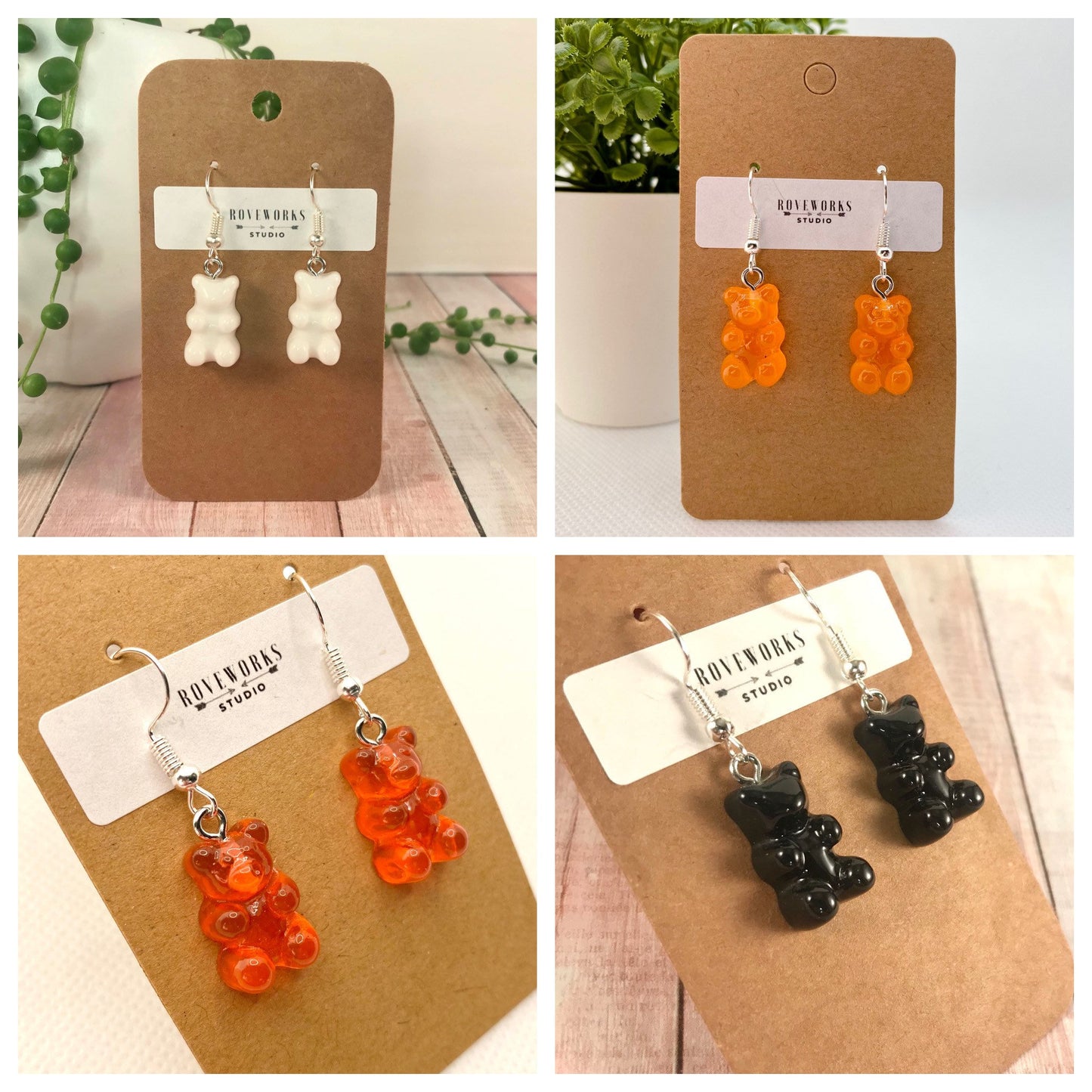 GUMMY BEAR Candies Dangley Earrings