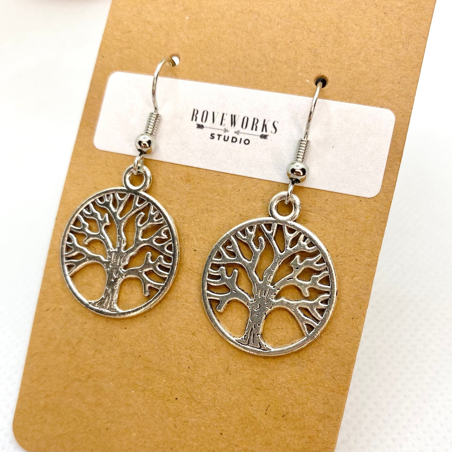 Metal TREE OF LIFE Earrings