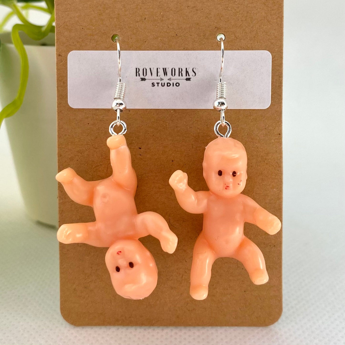 Creepy BABY Mismatched Earrings
