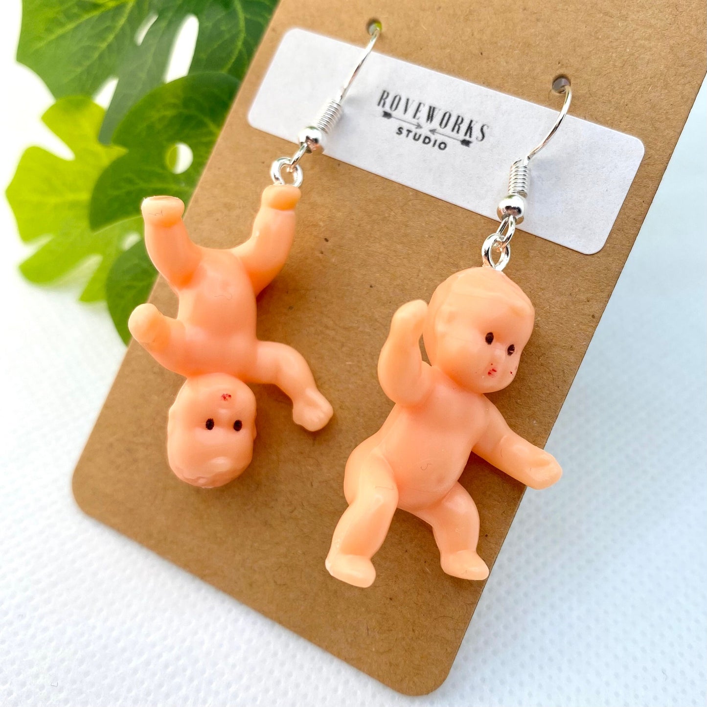 Creepy BABY Mismatched Earrings