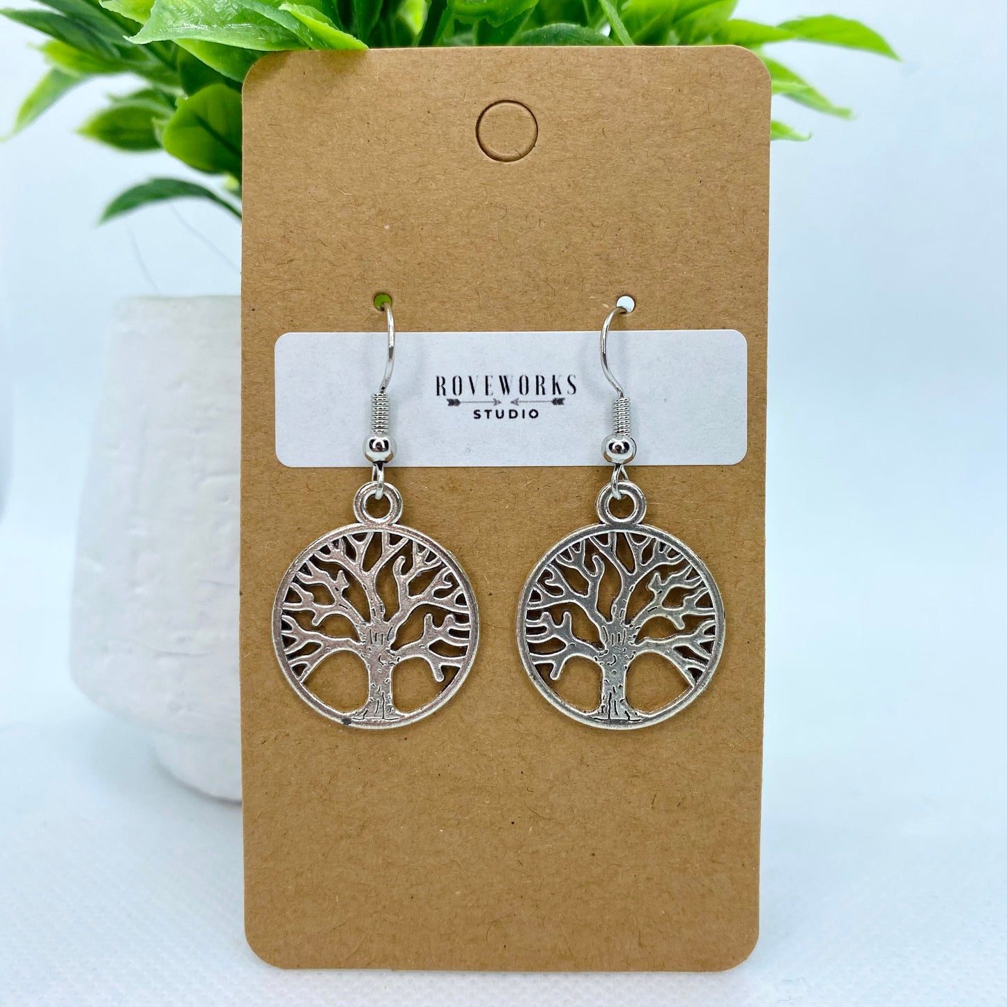 Metal TREE OF LIFE Earrings
