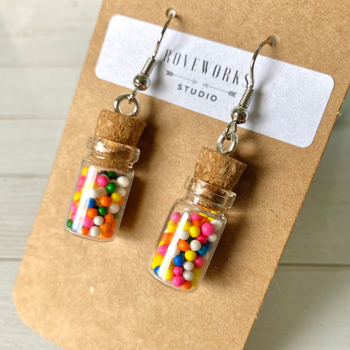 Colorful CANDY SPRINKLE JAR Earrings
