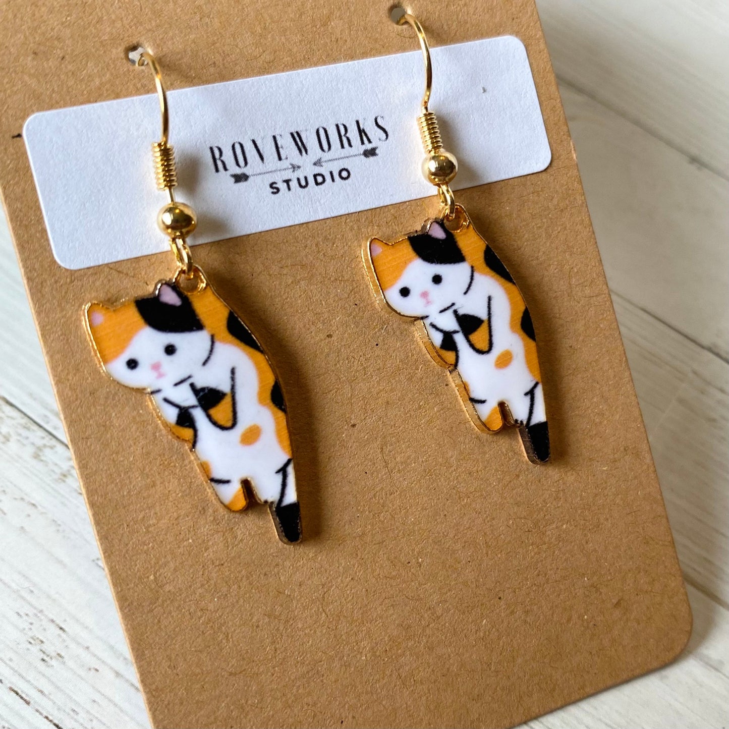 HANGING KITTEN Earrings