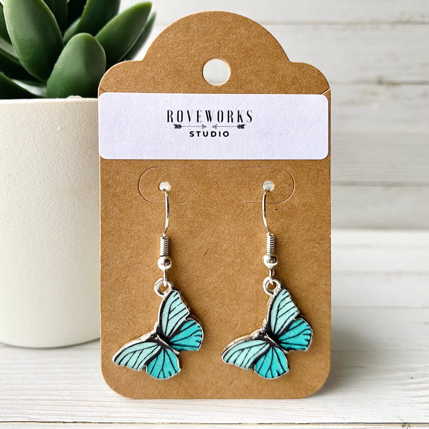 Turquoise BUTTERFLY EARRINGS