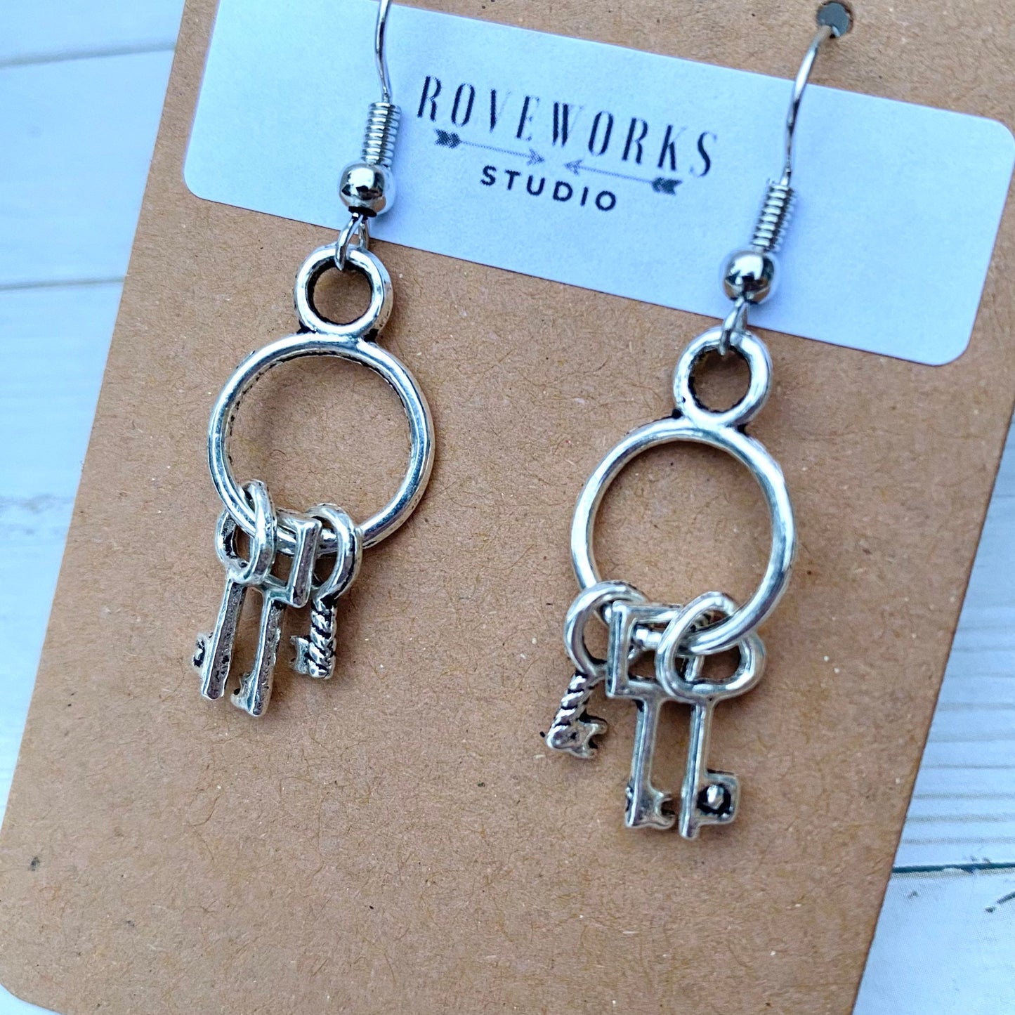 Mini SKELETON KEY Earrings