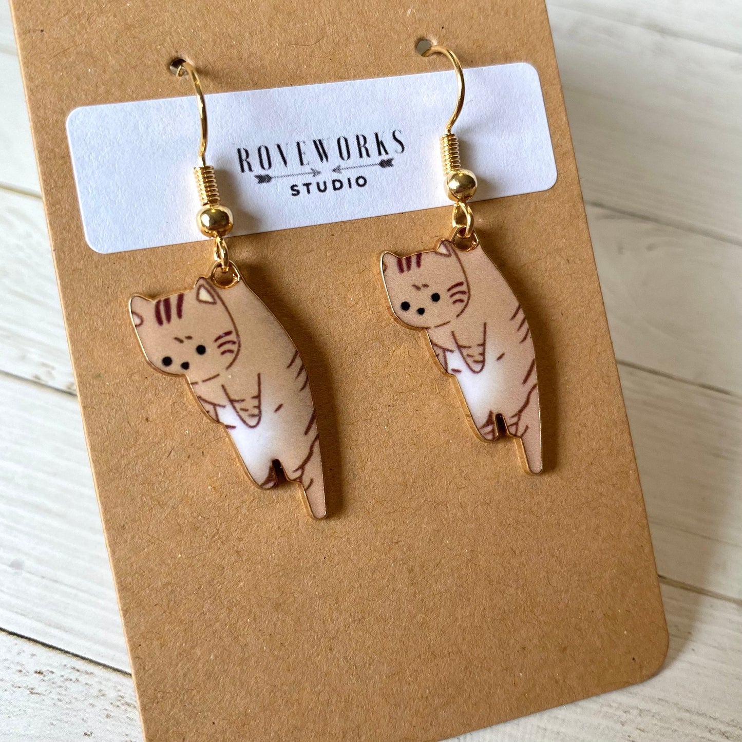 HANGING KITTEN Earrings