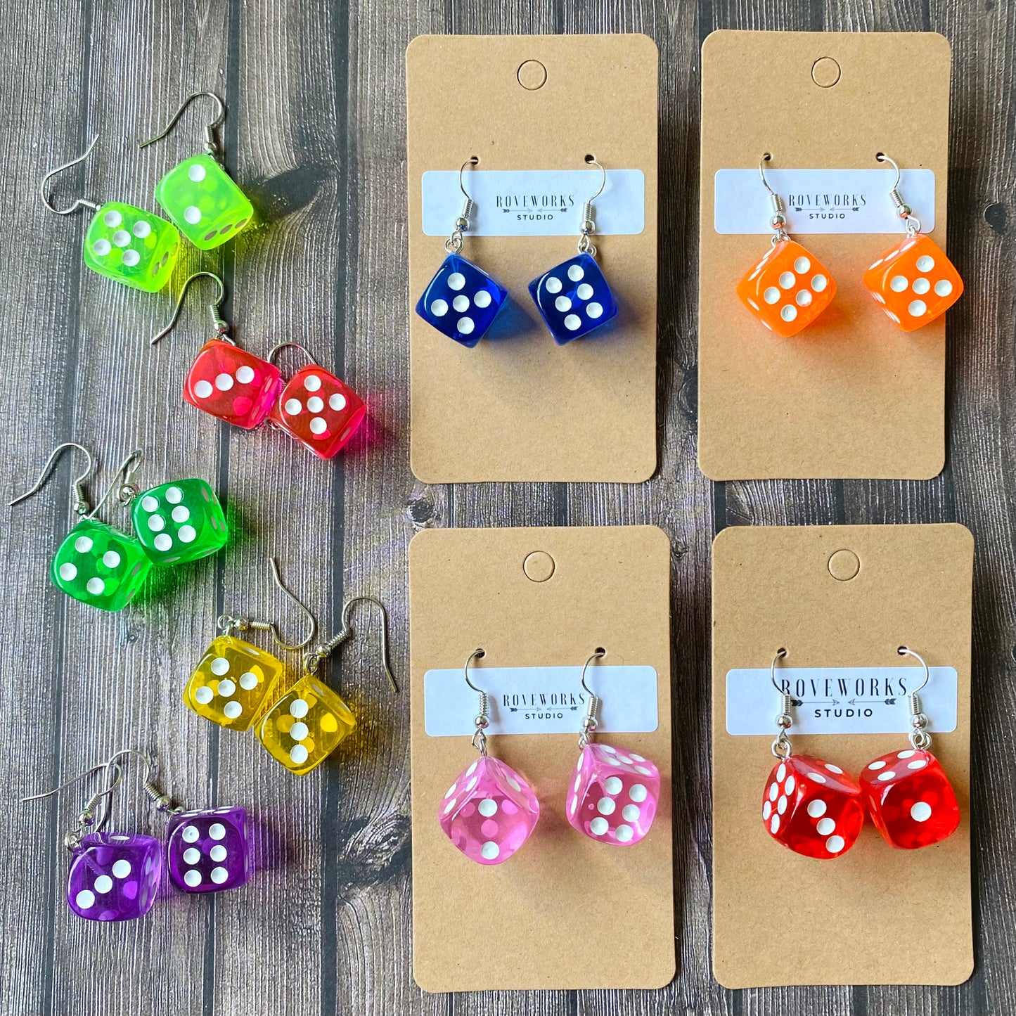 Colorful DICE EARRINGS