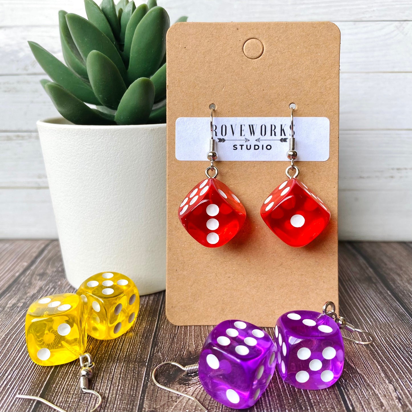 Colorful DICE EARRINGS