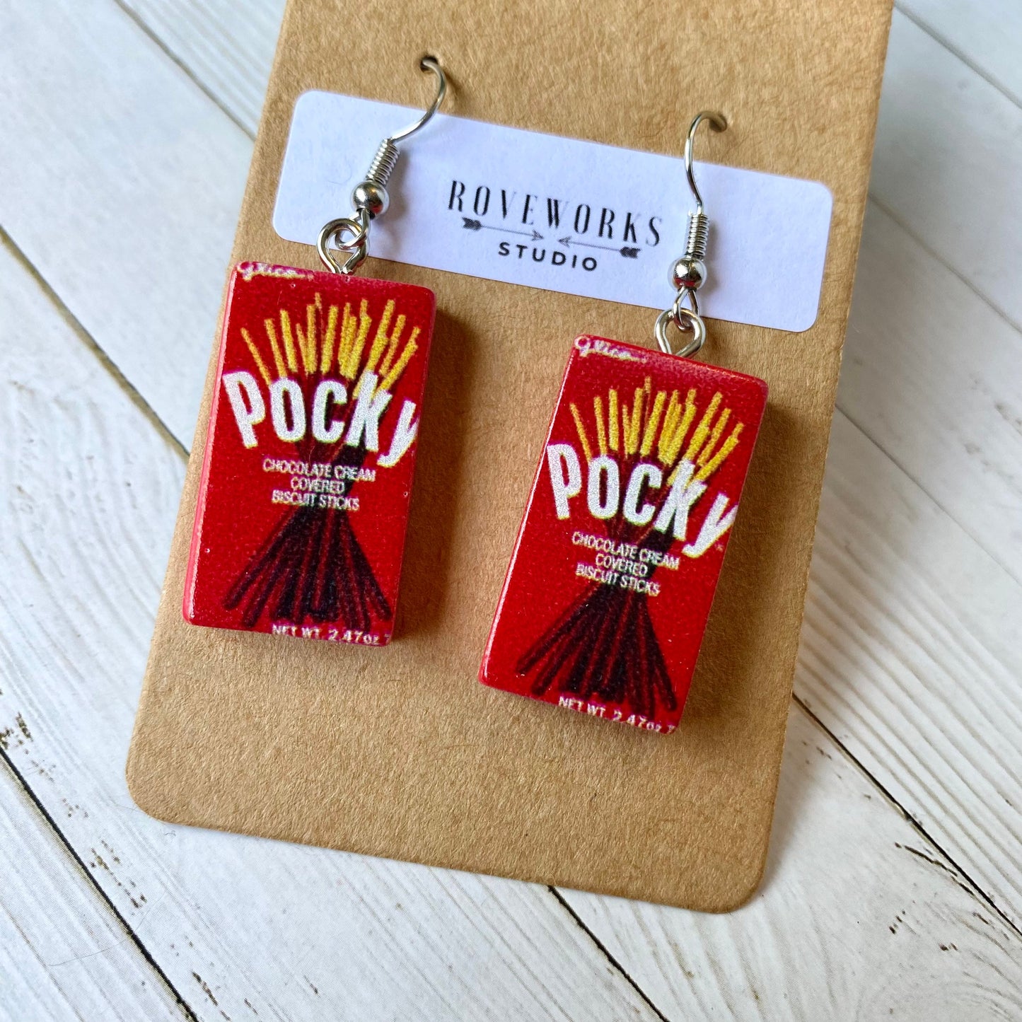 POCKY STICKS Snack Earrings