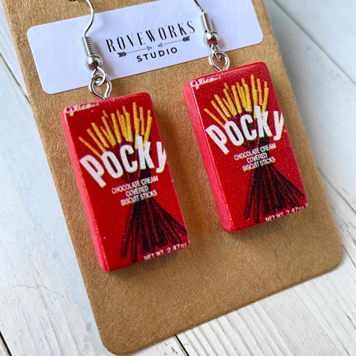 POCKY STICKS Snack Earrings