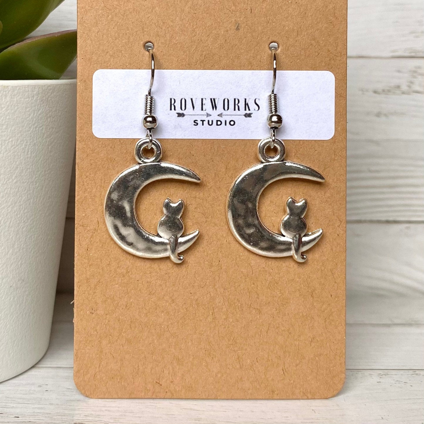 MOON CAT Earrings