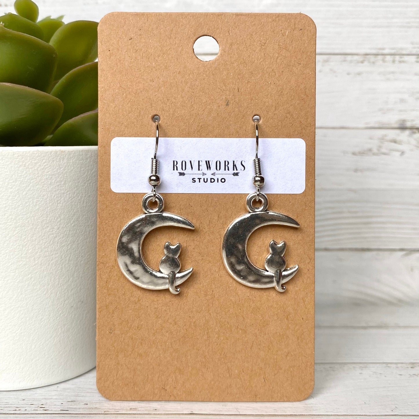 MOON CAT Earrings