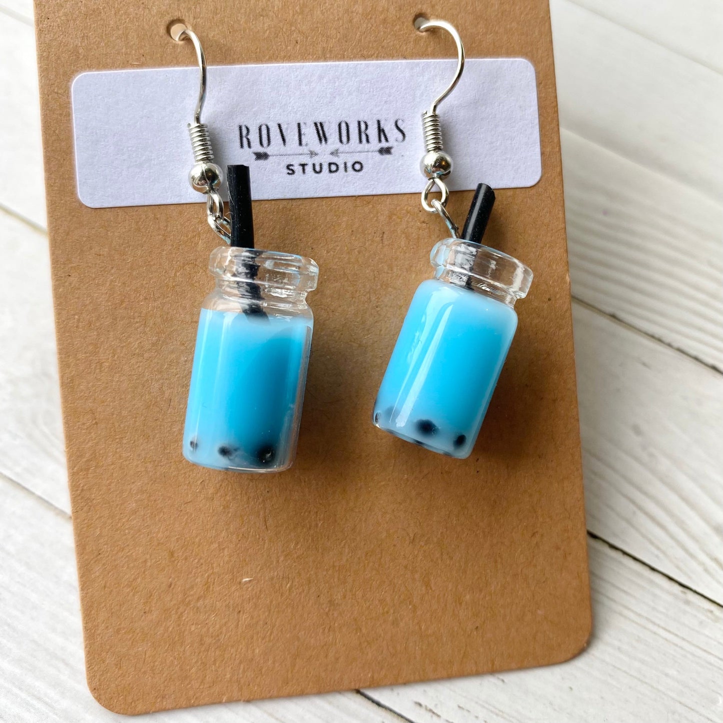 BUBBLE TEA Glass Jar Earrings - 3 Flavors