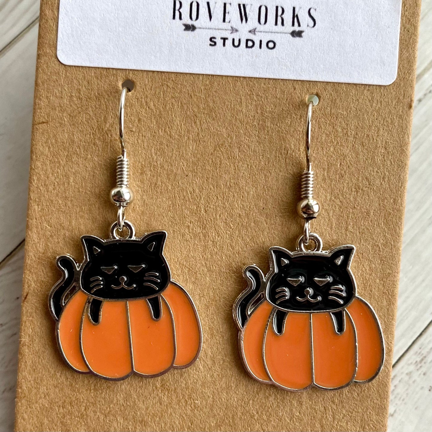 PUMPKIN CAT Earrings
