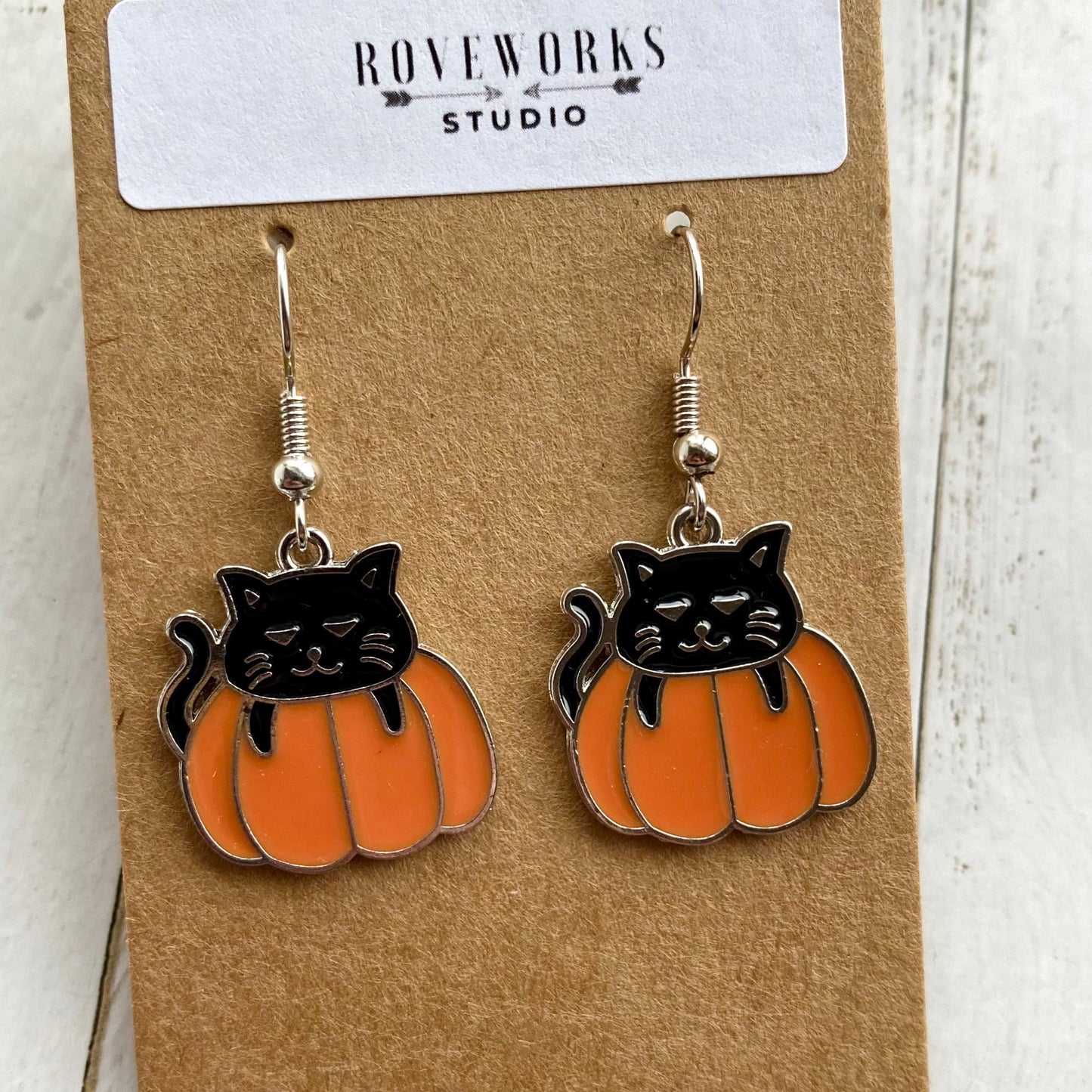 PUMPKIN CAT Earrings