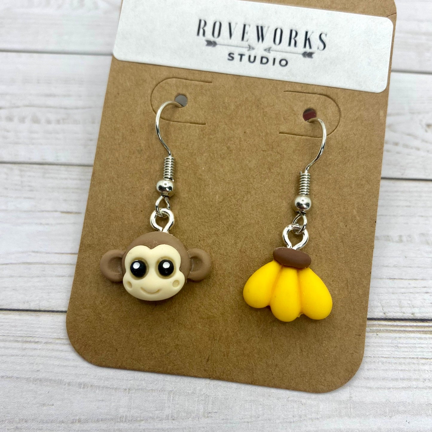 MONKEY & BANANA Small Mismatched Earrings
