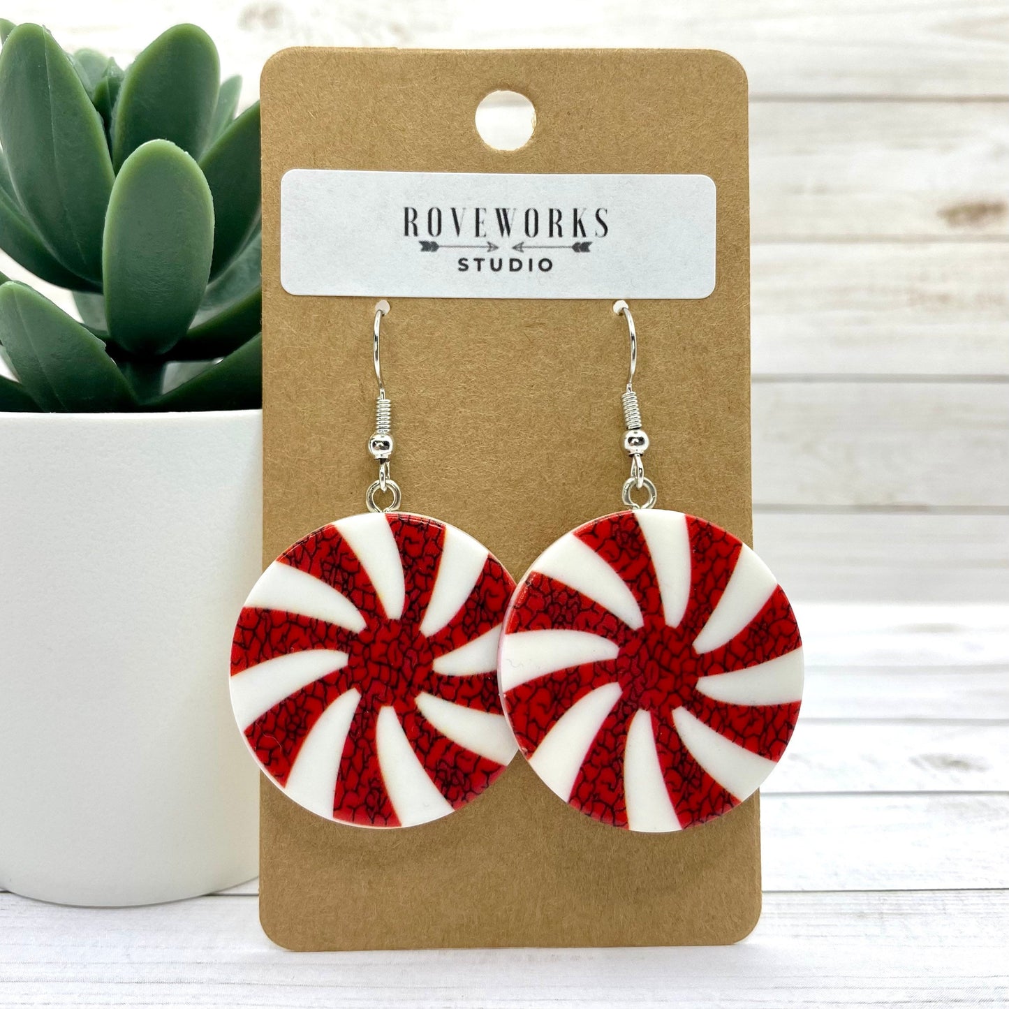 Peppermints CHRISTMAS CANDY Earrings
