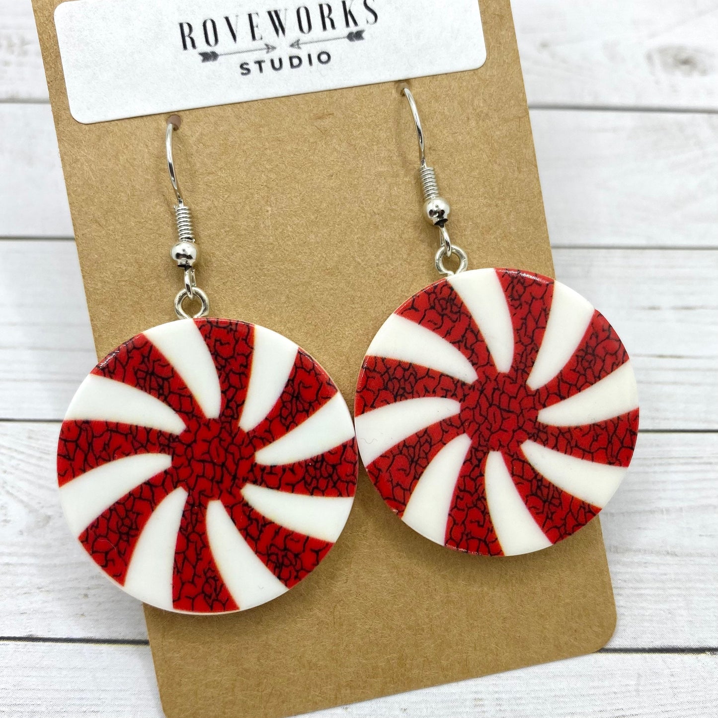 Peppermints CHRISTMAS CANDY Earrings