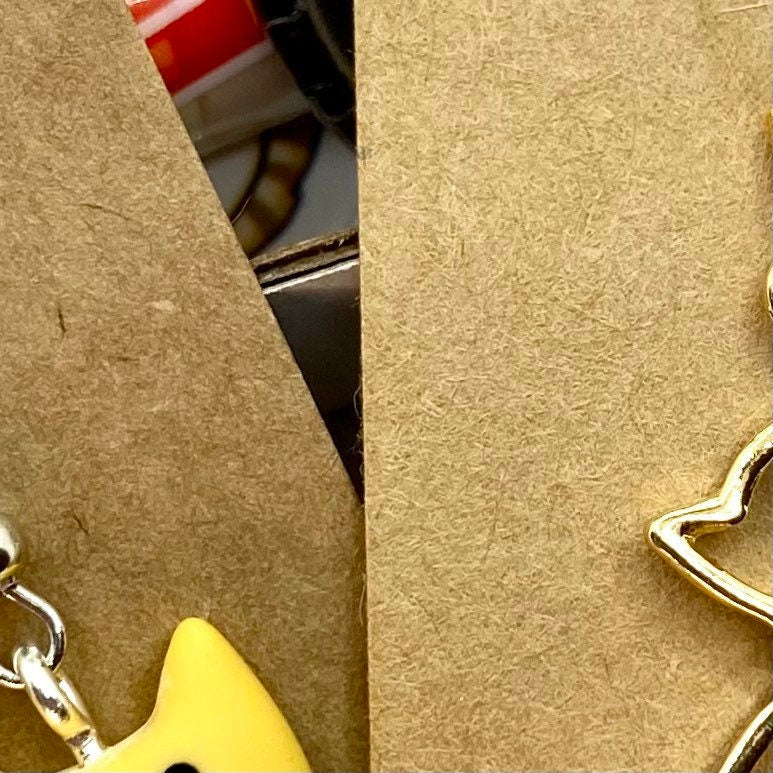 CHECK MEOWT - Cat Themed Mystery Box - 4 pairs of earrings