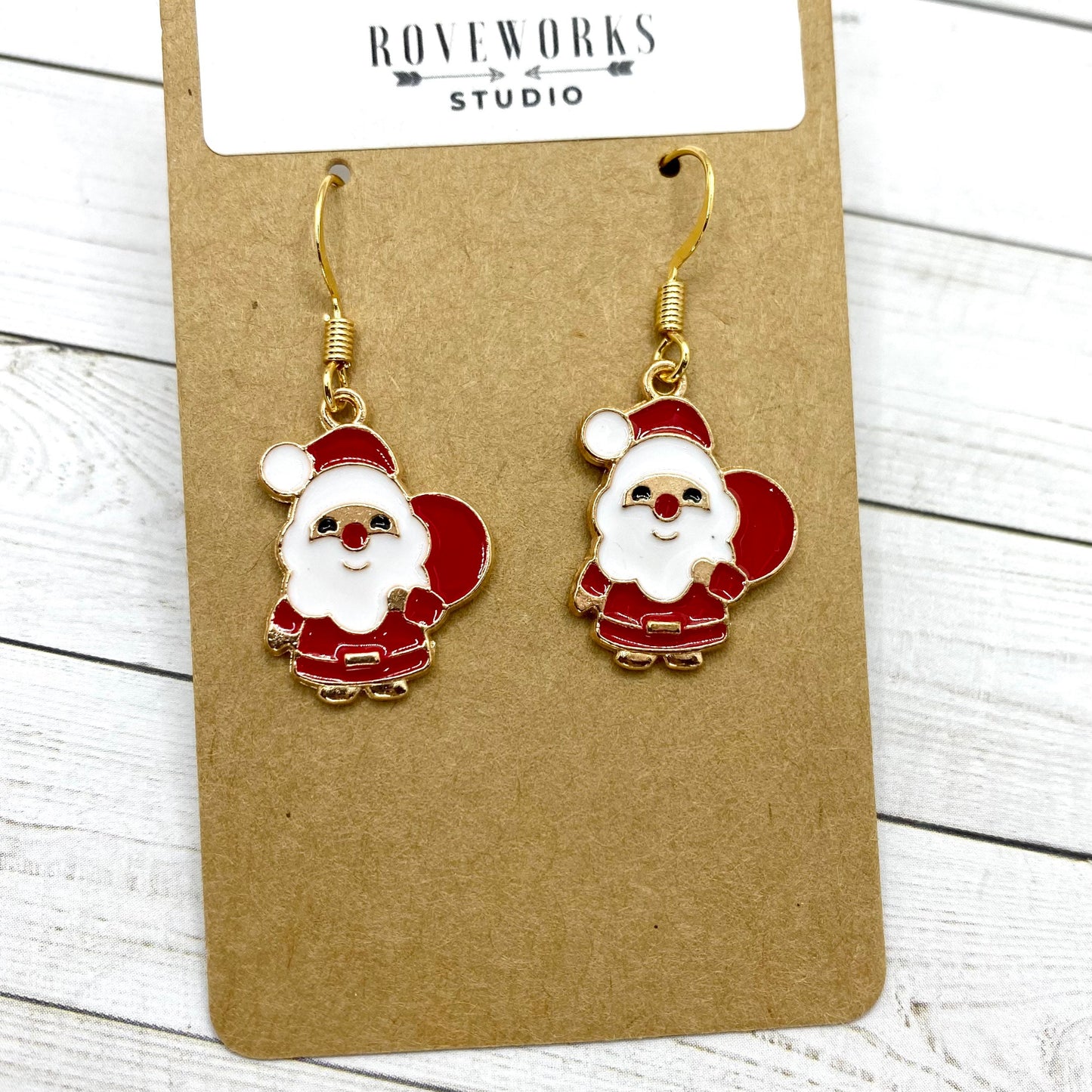 SANTA CLAUS Christmas Earrings