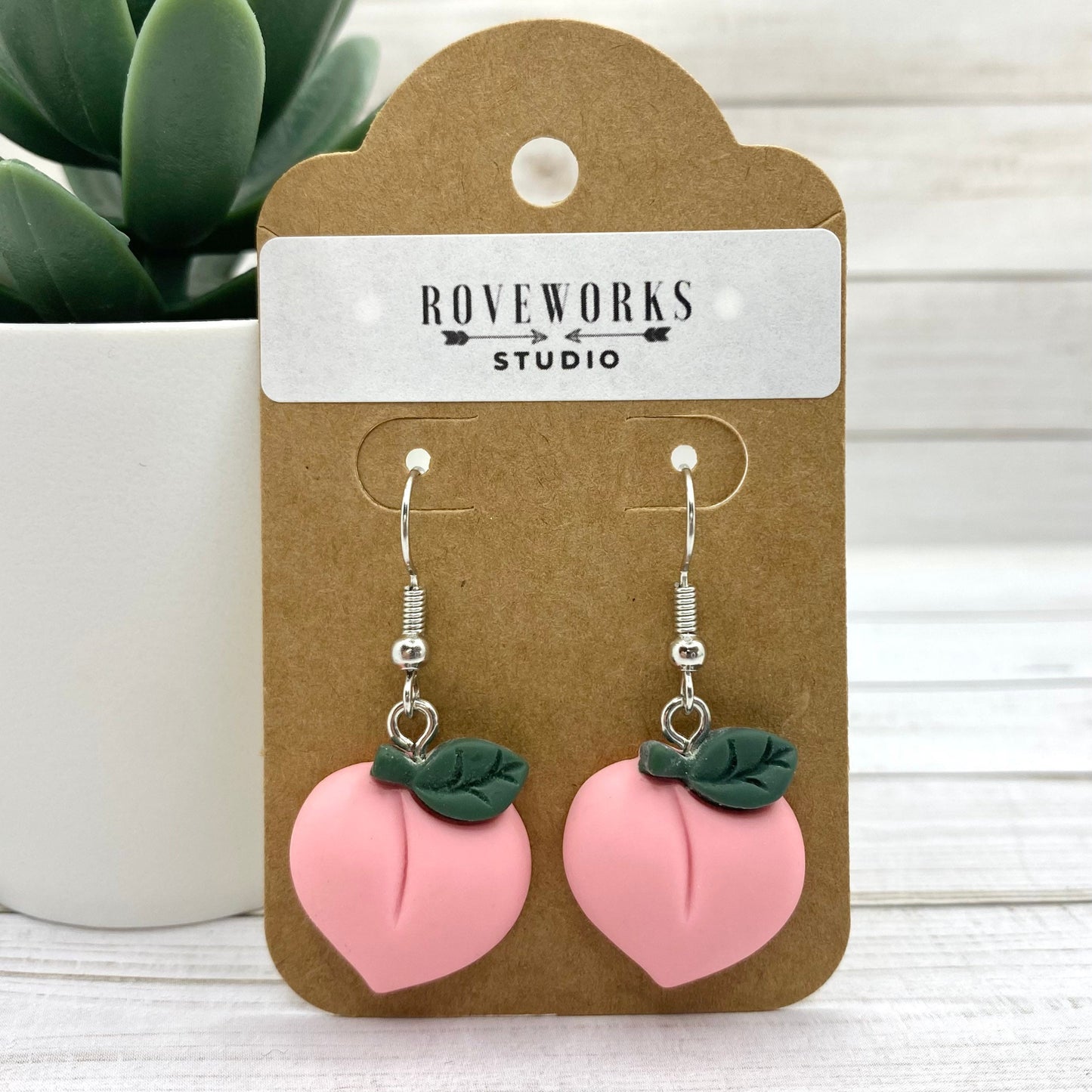 PEACH EARRINGS - 2 styles!
