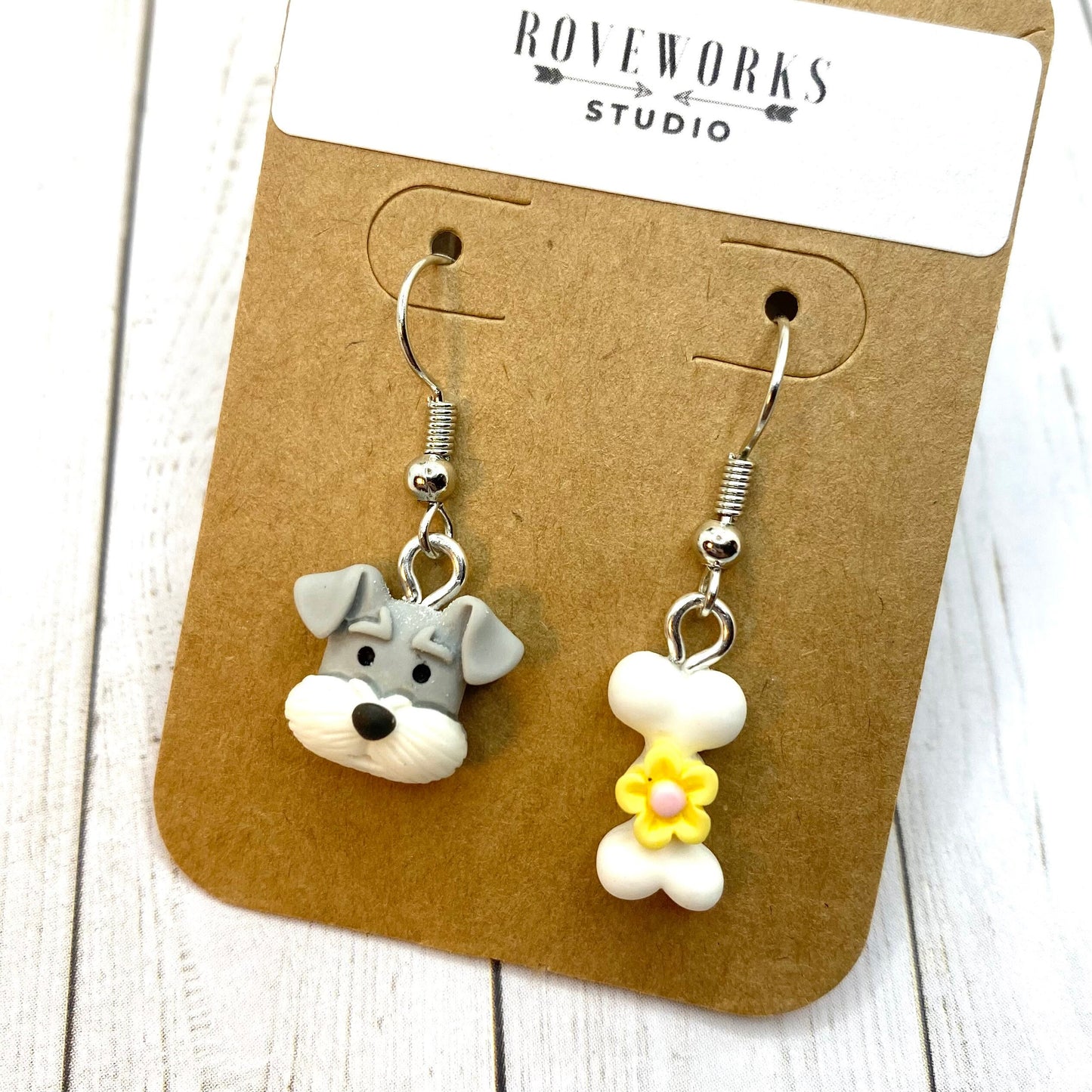 Mismatched DOG & BONE Earrings