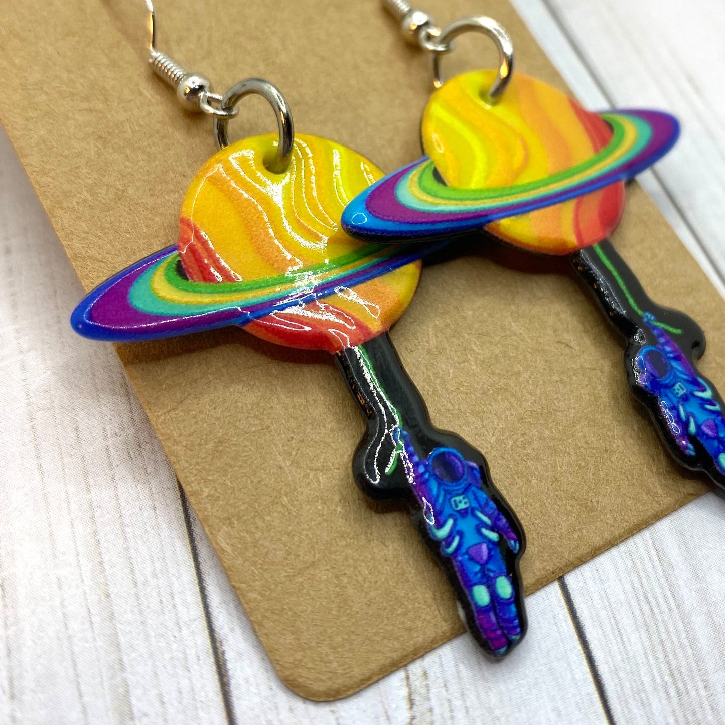 PLANET & ASTRONAUT Earrings