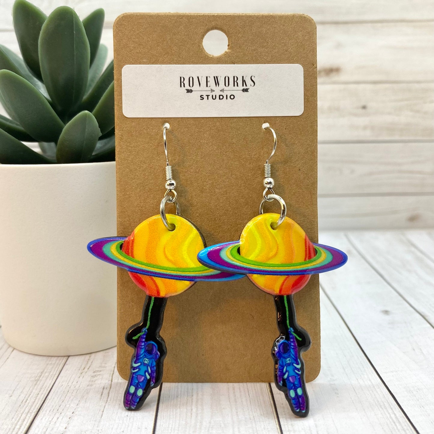 PLANET & ASTRONAUT Earrings