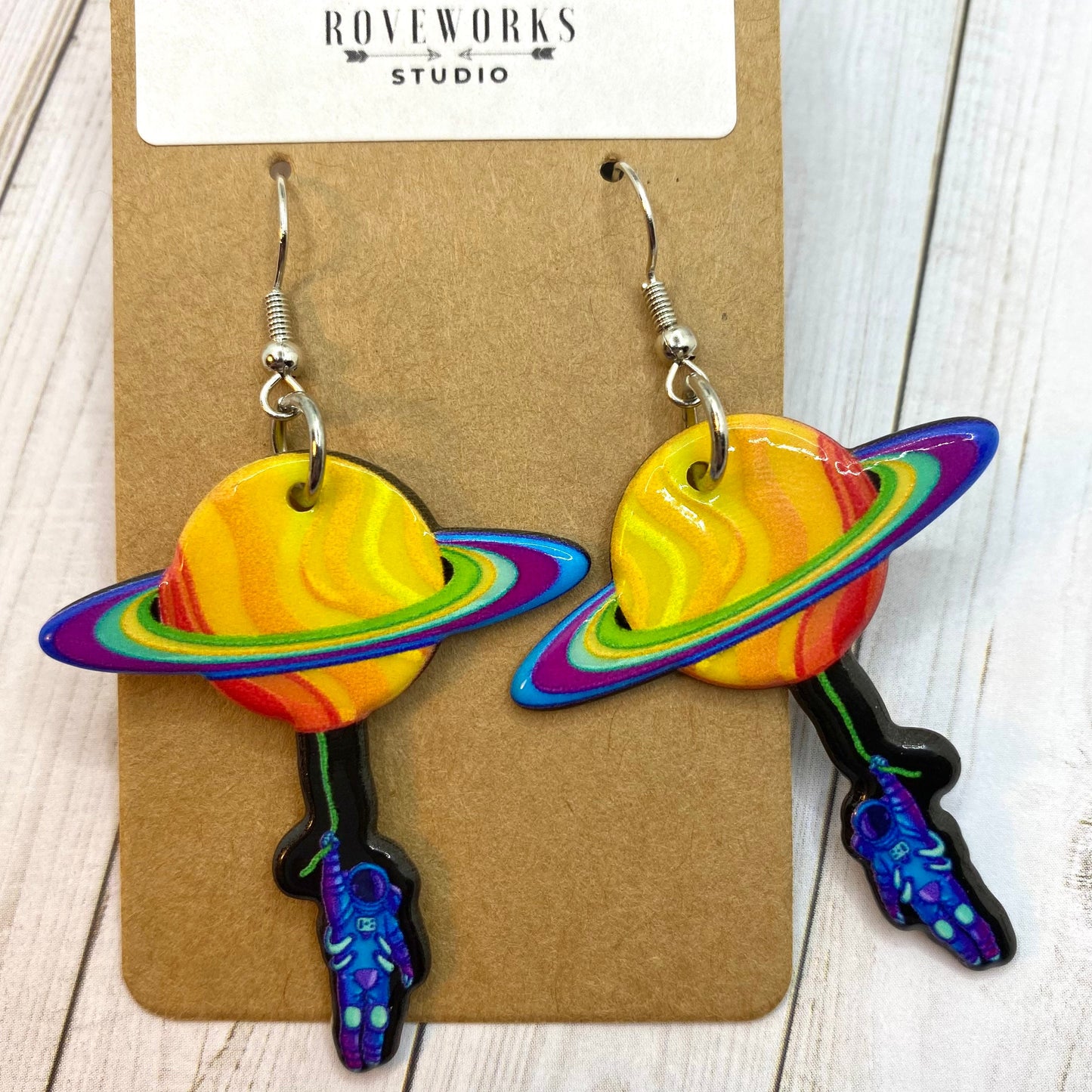 PLANET & ASTRONAUT Earrings