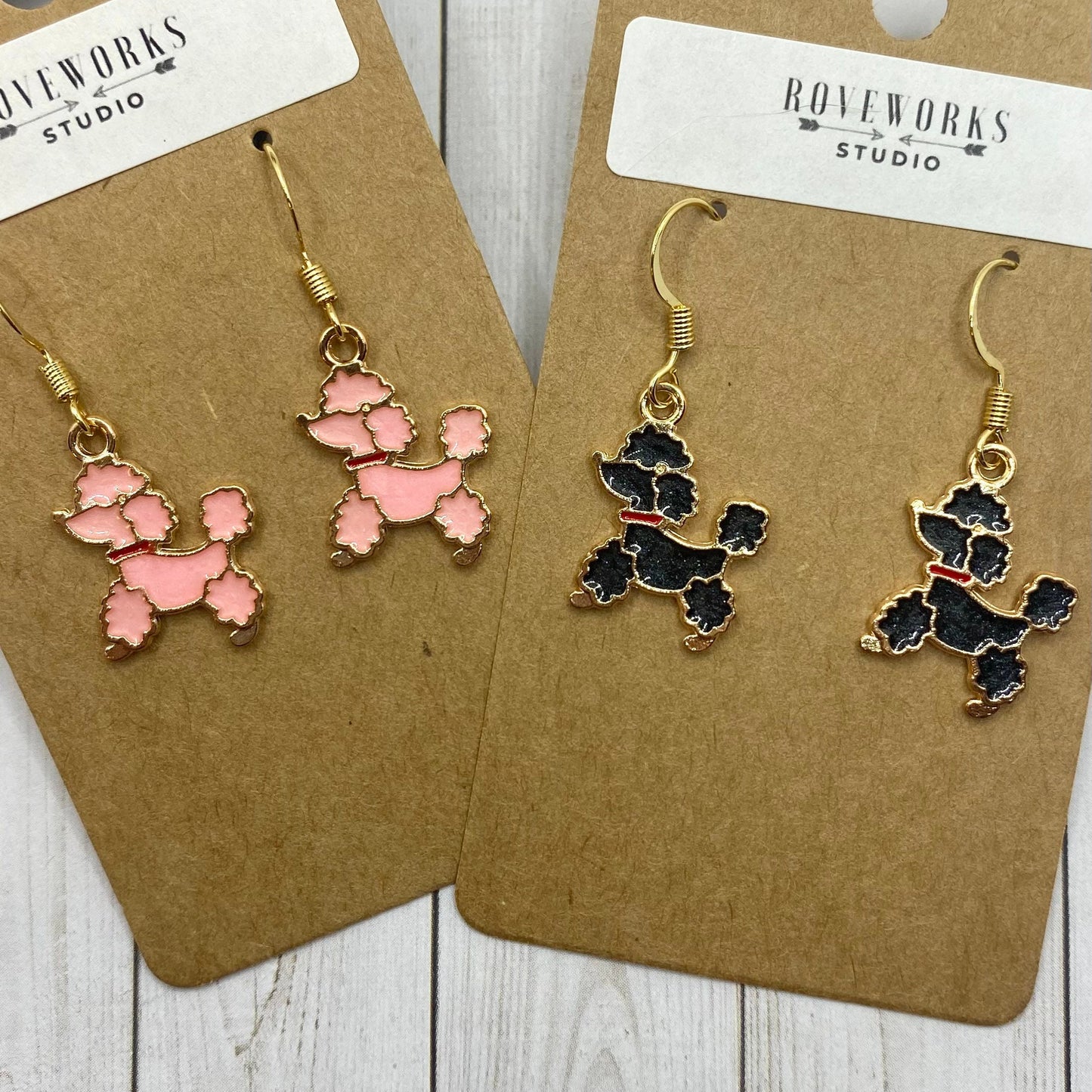 POODLE Dog Earrings