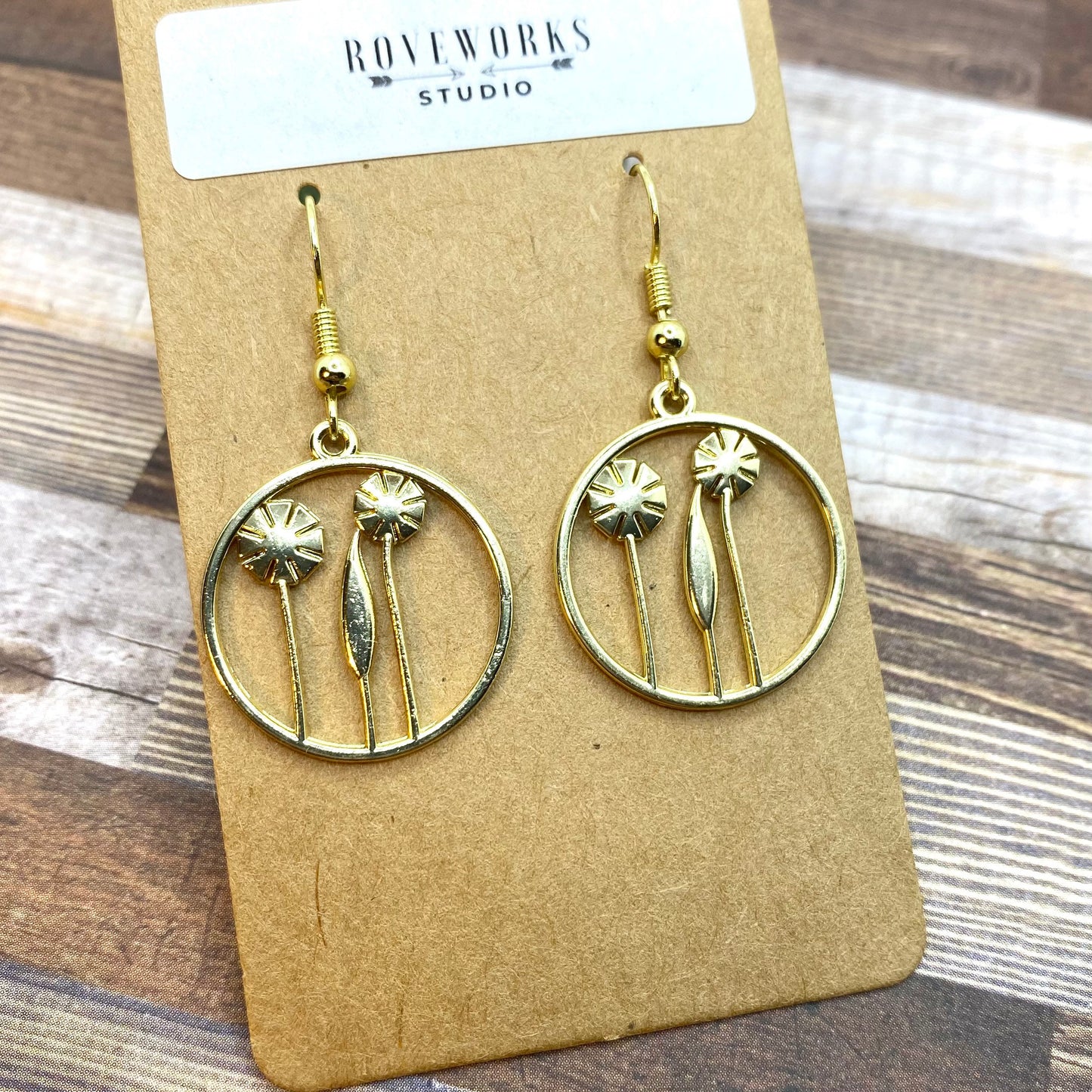 DANDELION FLOWER Earrings