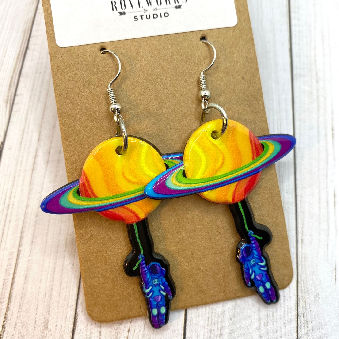 PLANET & ASTRONAUT Earrings