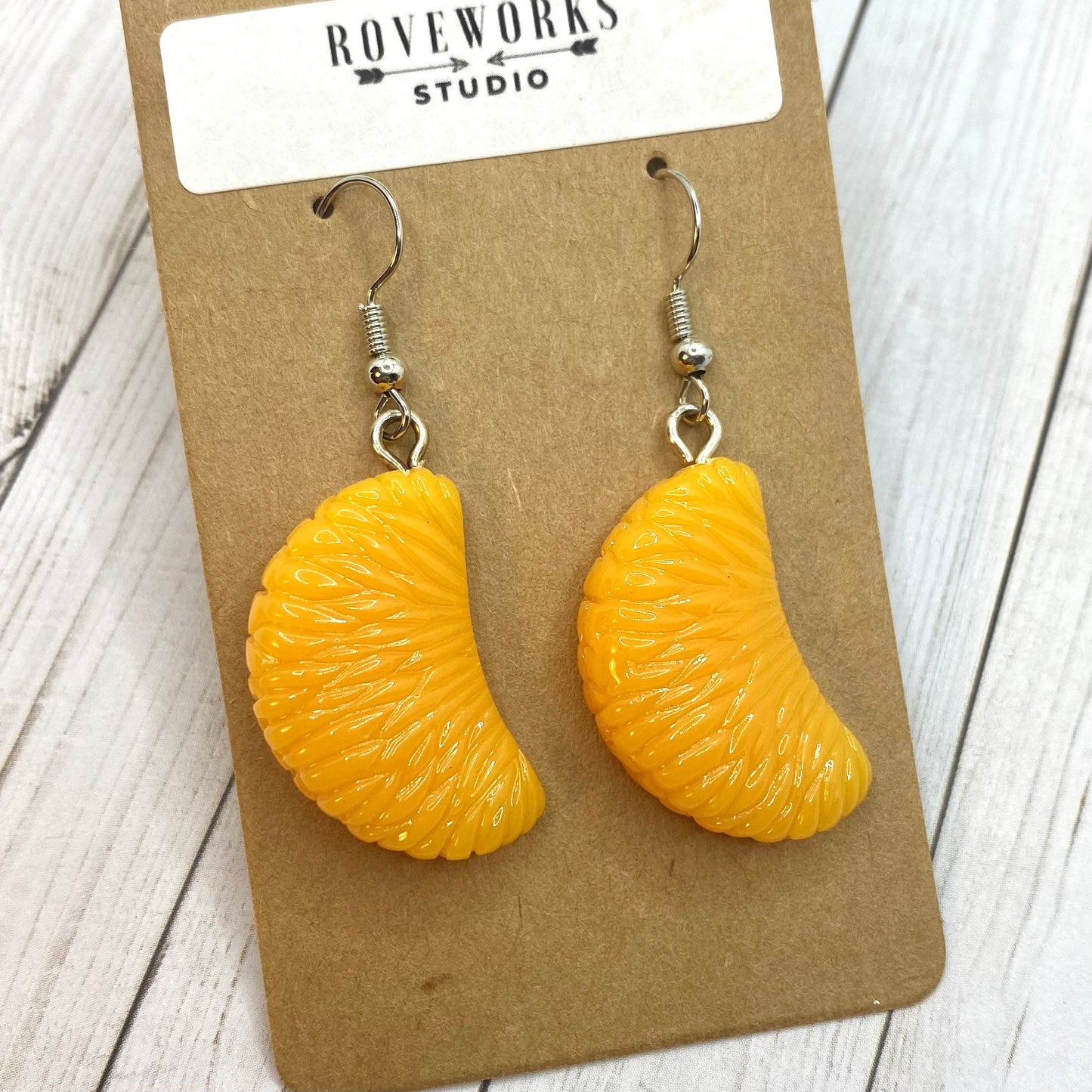 ORANGE Segment Earrings