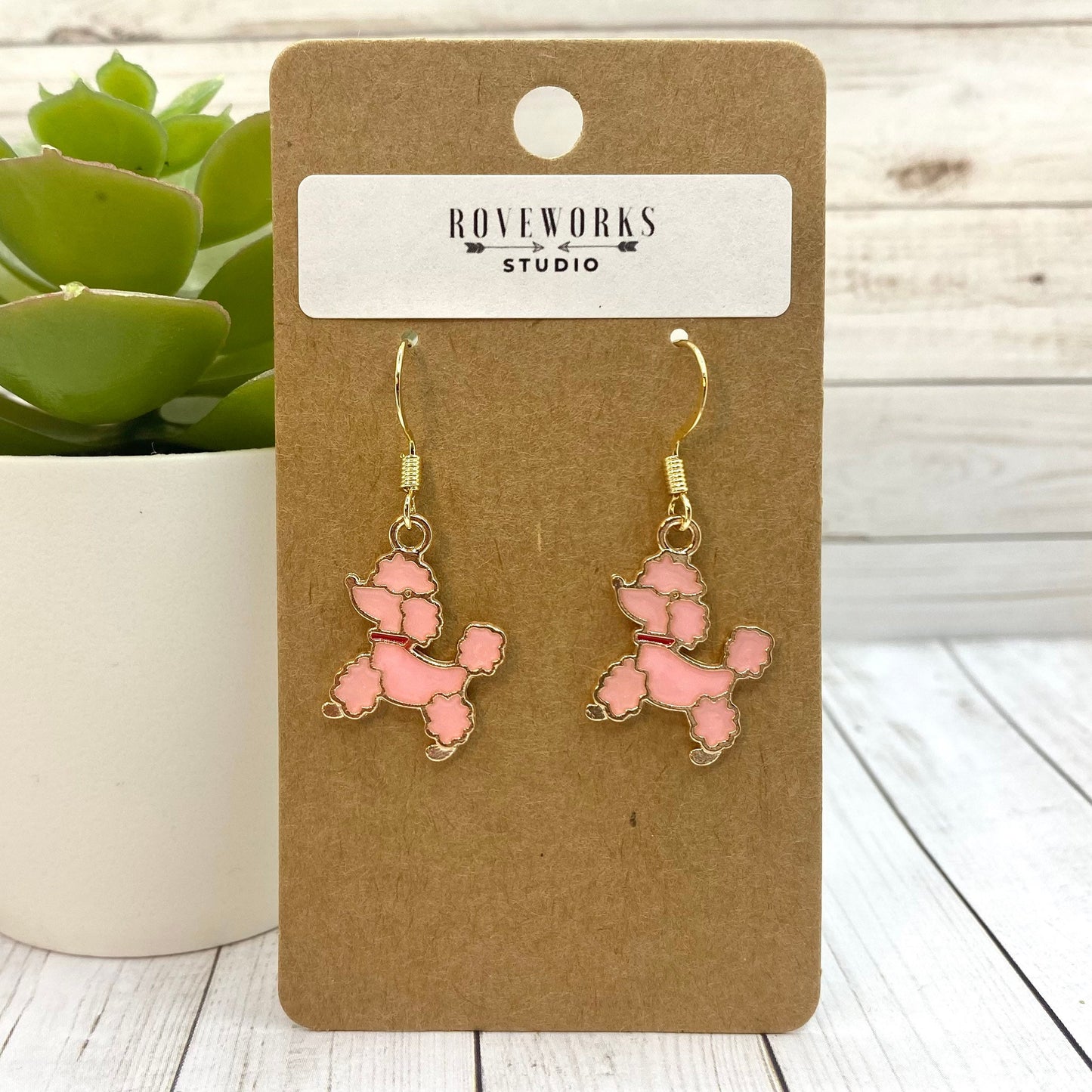 POODLE Dog Earrings