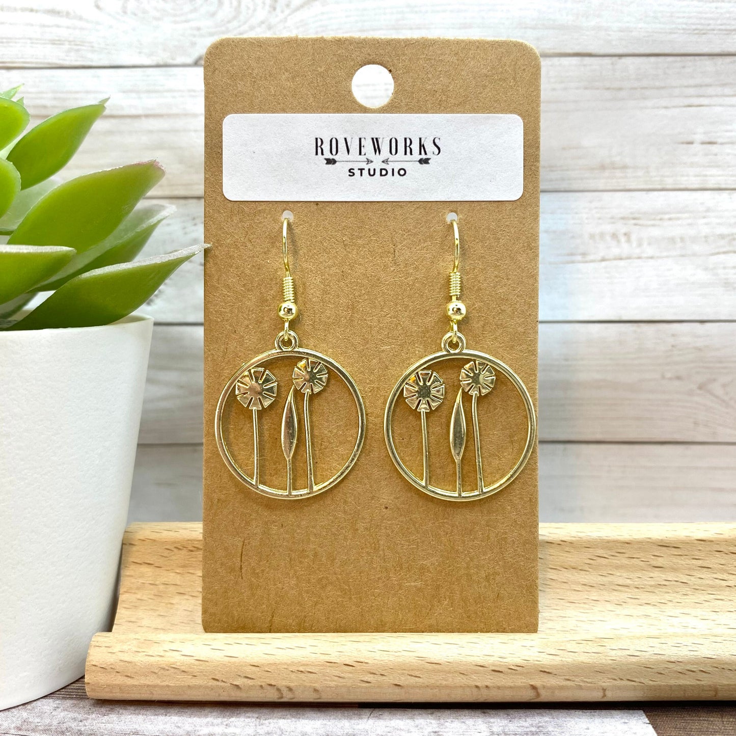 DANDELION FLOWER Earrings
