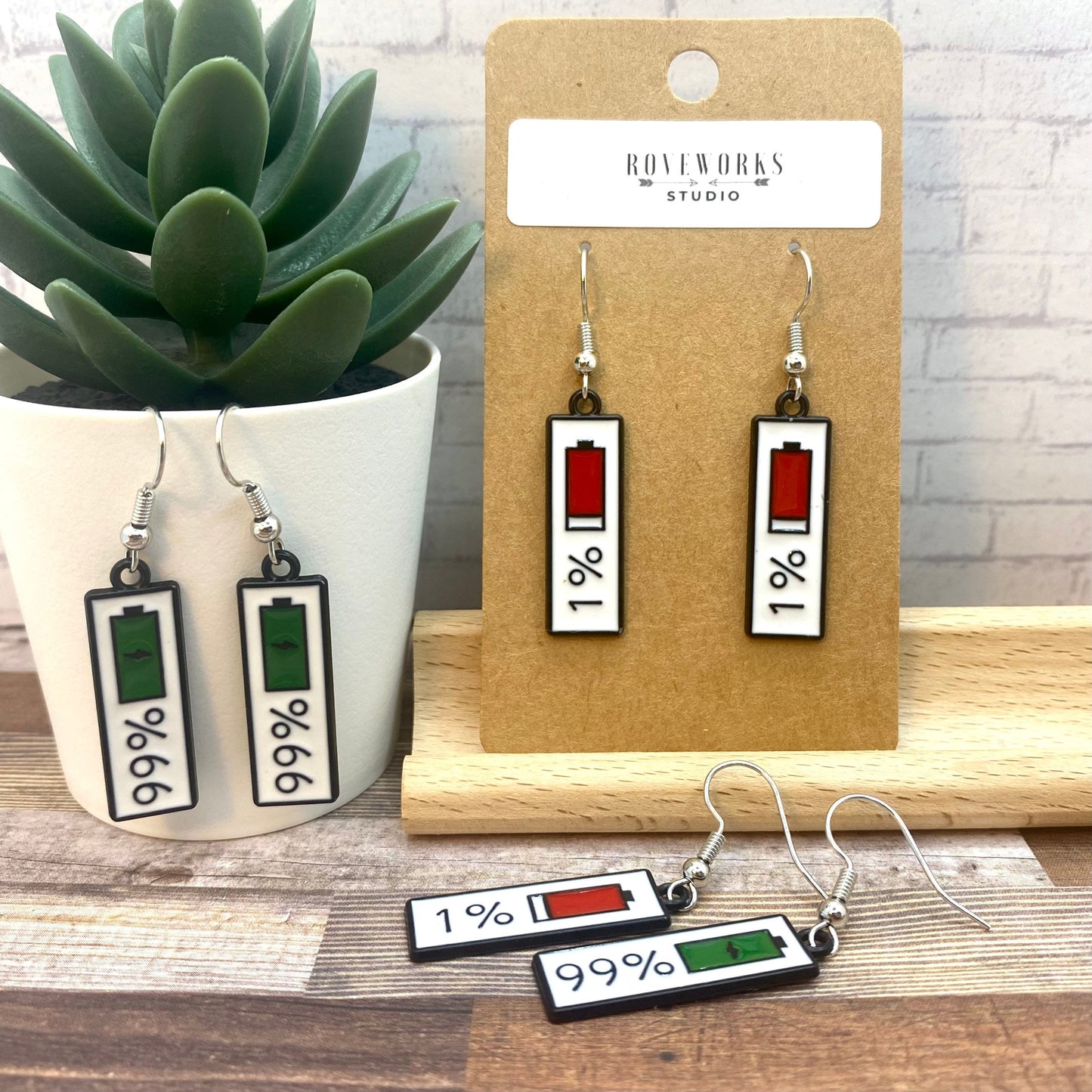 LOW BATTERY Earrings