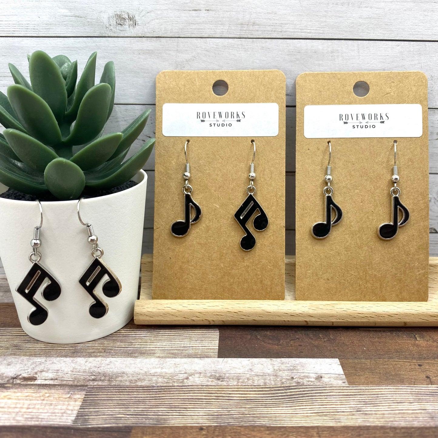 MUSIC NOTES Mismatched Earrings