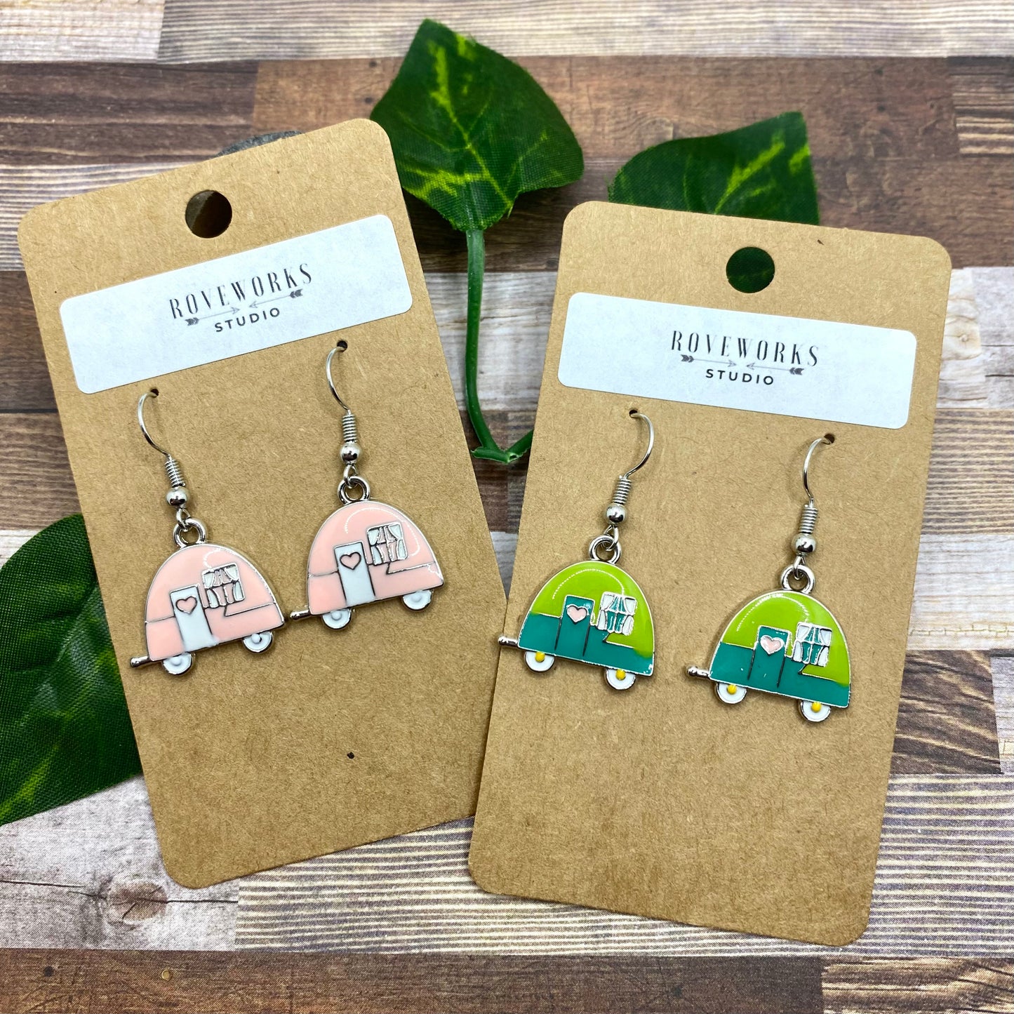 Vintage Camper TRAILER Earrings