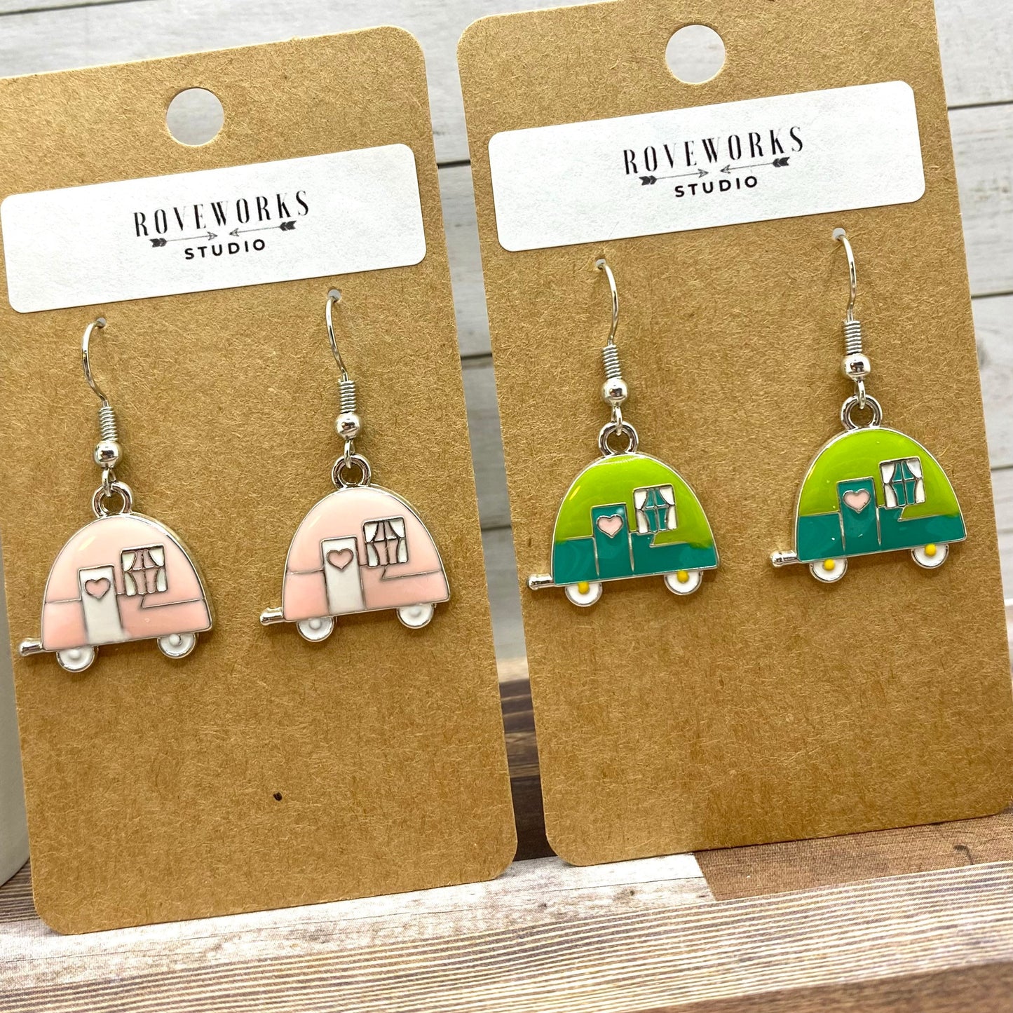 Vintage Camper TRAILER Earrings
