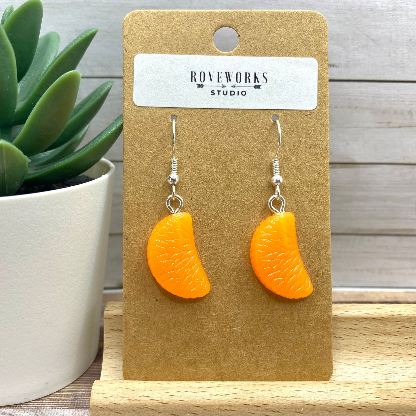 ORANGE Segment Earrings