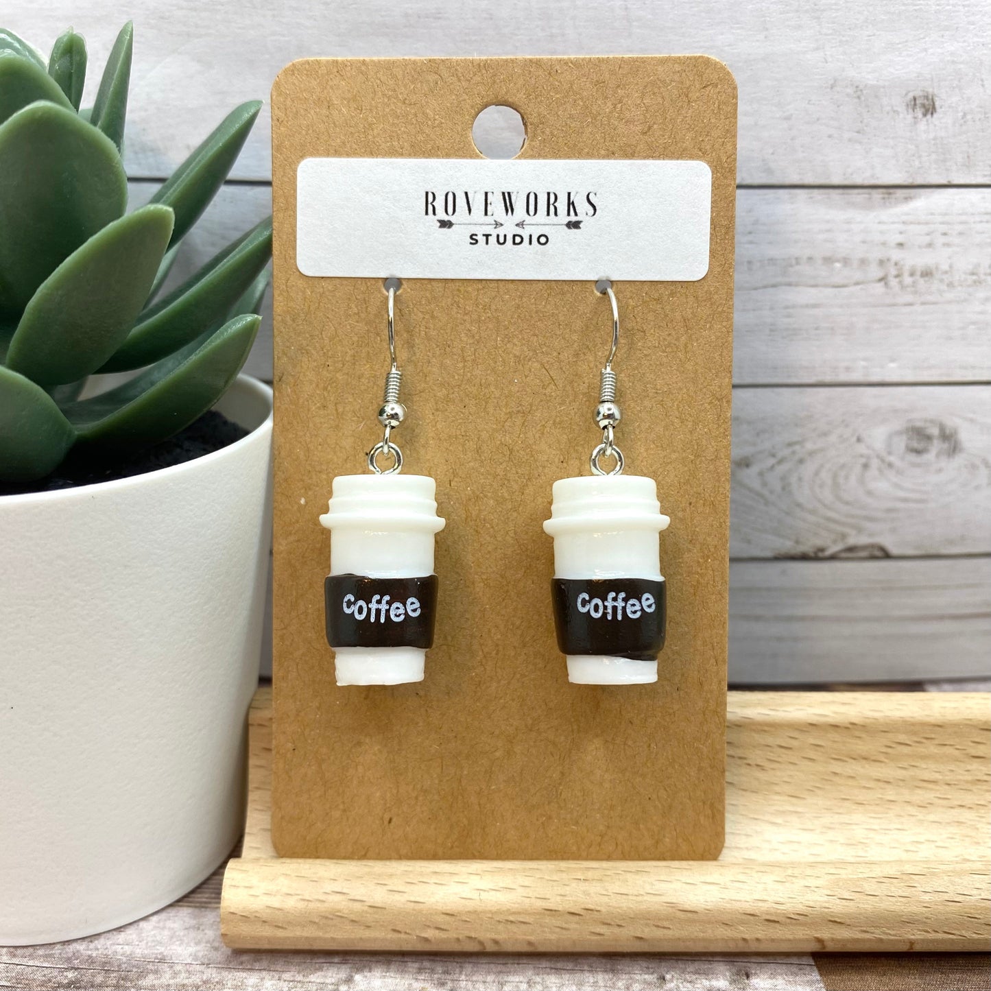 COFFEE Travel Mug Earrings