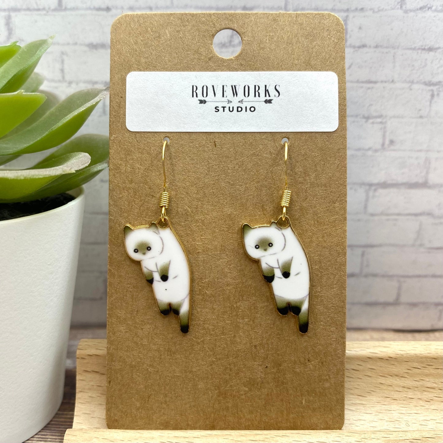 HANGING KITTEN Earrings