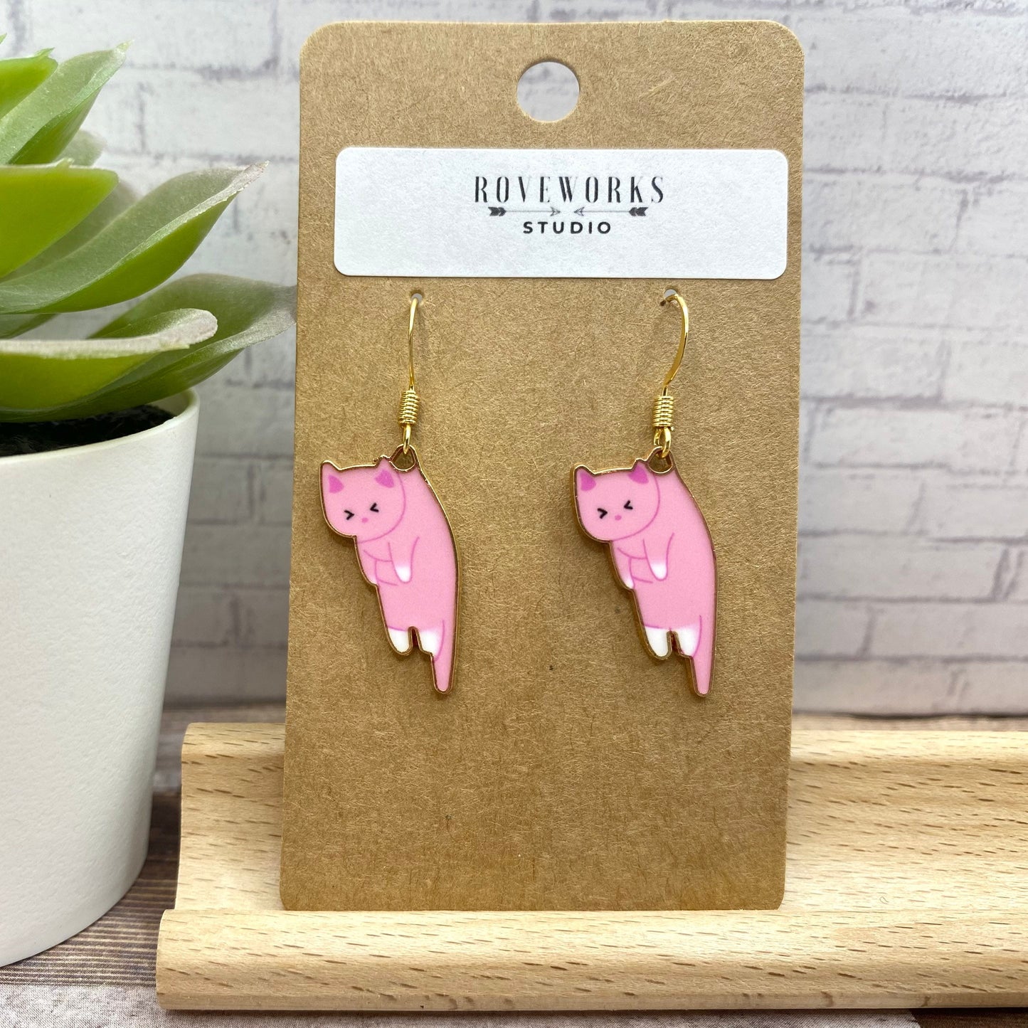 HANGING KITTEN Earrings